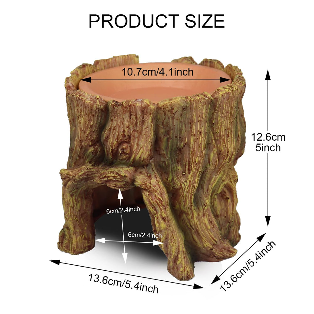NANEEZOO Reptile Hide Cave interior shelter space for restful basking