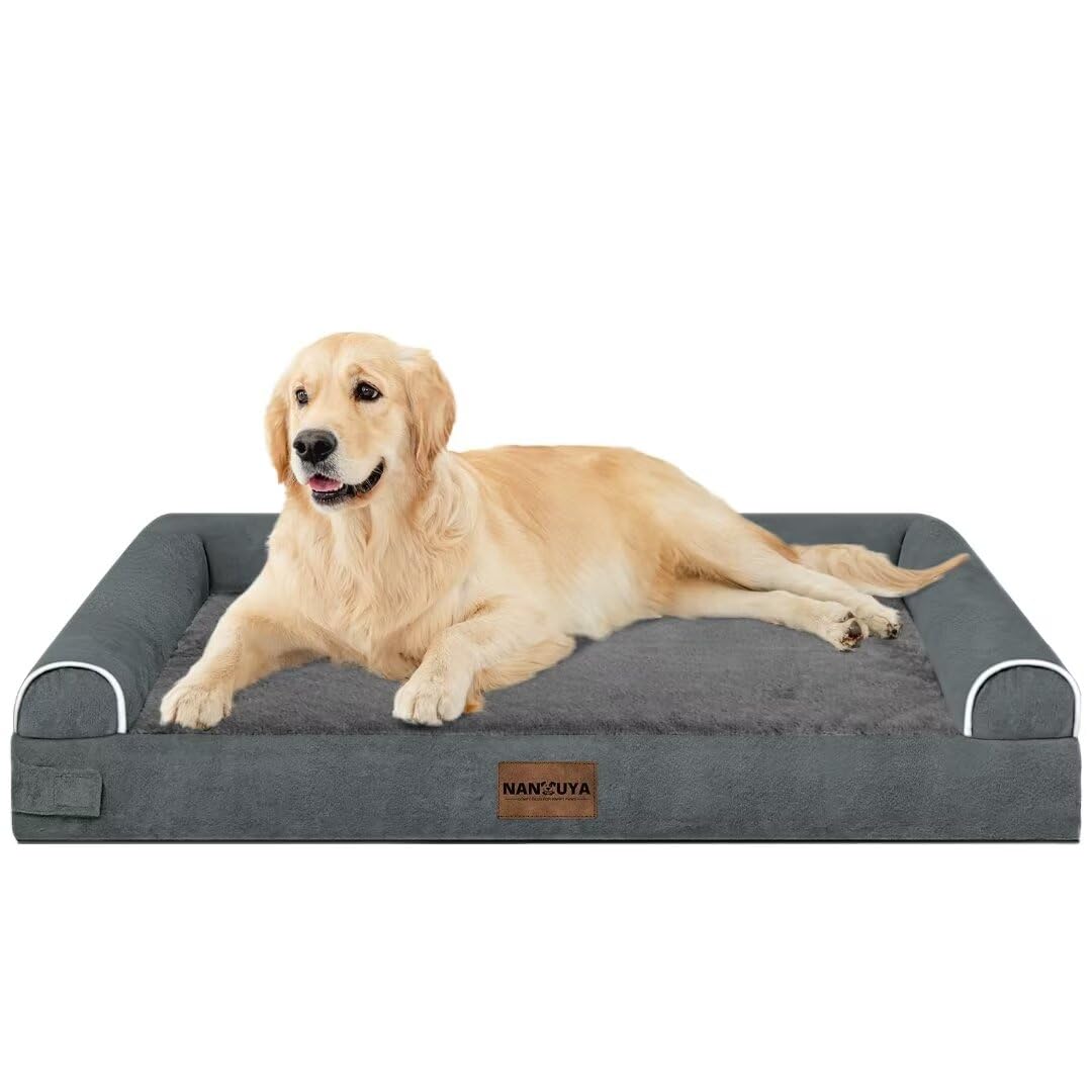 NANUYA non-slip bottom keeps the bed steady on slippery floors