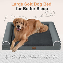 NANUYA dog bed soft velvet surface delivers gentle comfort for peaceful naps