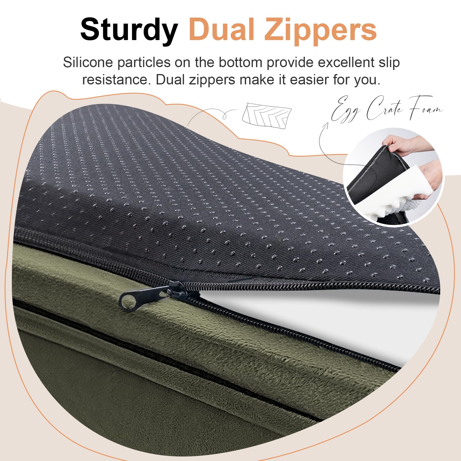 NANUYA soft velvet surface with waterproof layer for spill protection