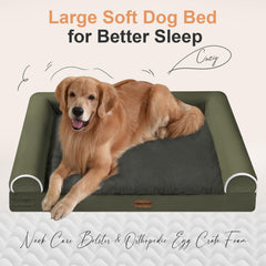 NANUYA XL dog bed 26x22 sleeping surface for large breeds