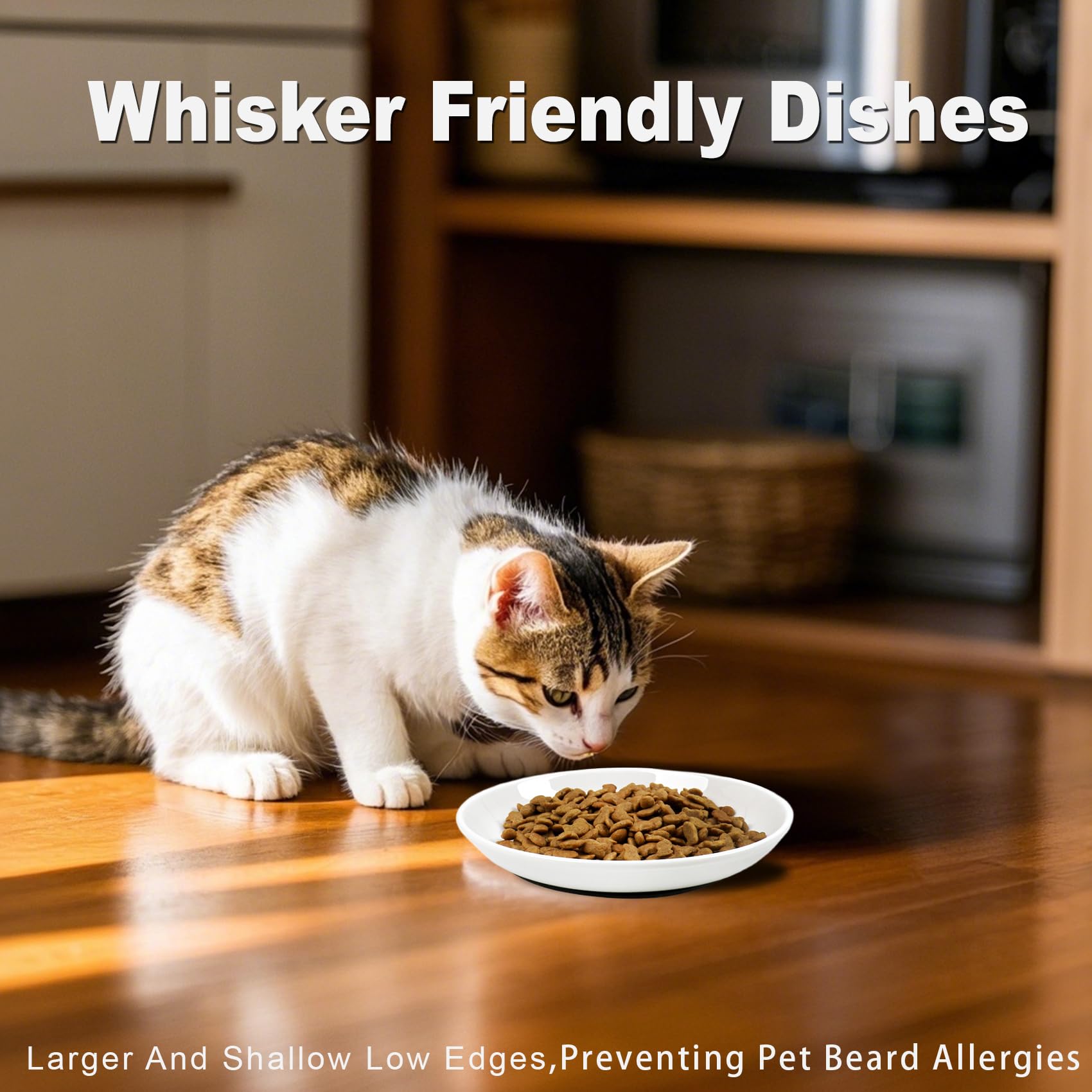 NAODONGLI cat bowls are dishwasher safe and easy to clean