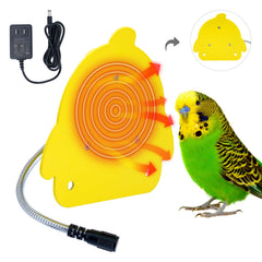 NAOEDEAH bird heater cage yellow provides cozy warmth for parrots.