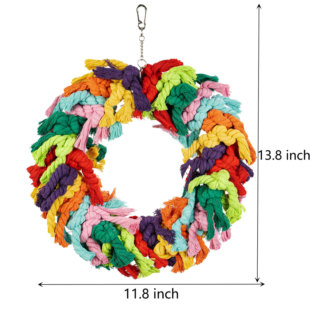 Napiass Parrot Swing chew-friendly design helps satisfy natural chewing instincts.