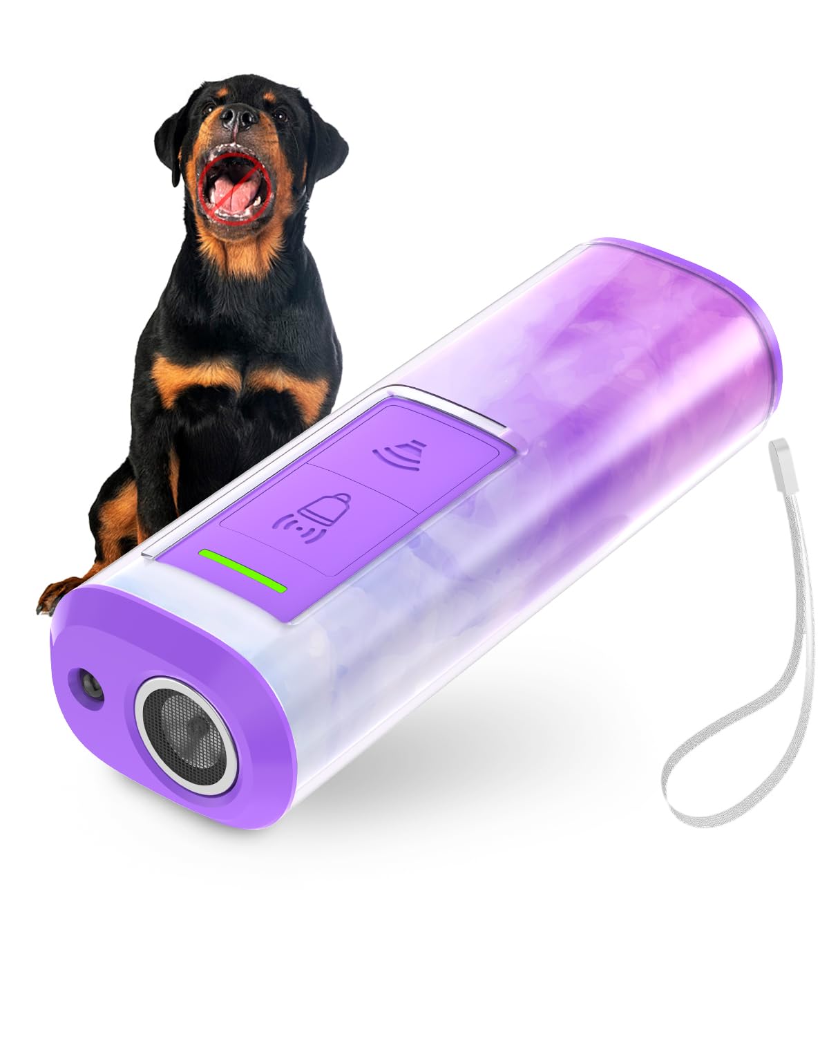 Nasebila dog bark deterrent indoor mode showcases gentle ultrasonic training for calm spaces.