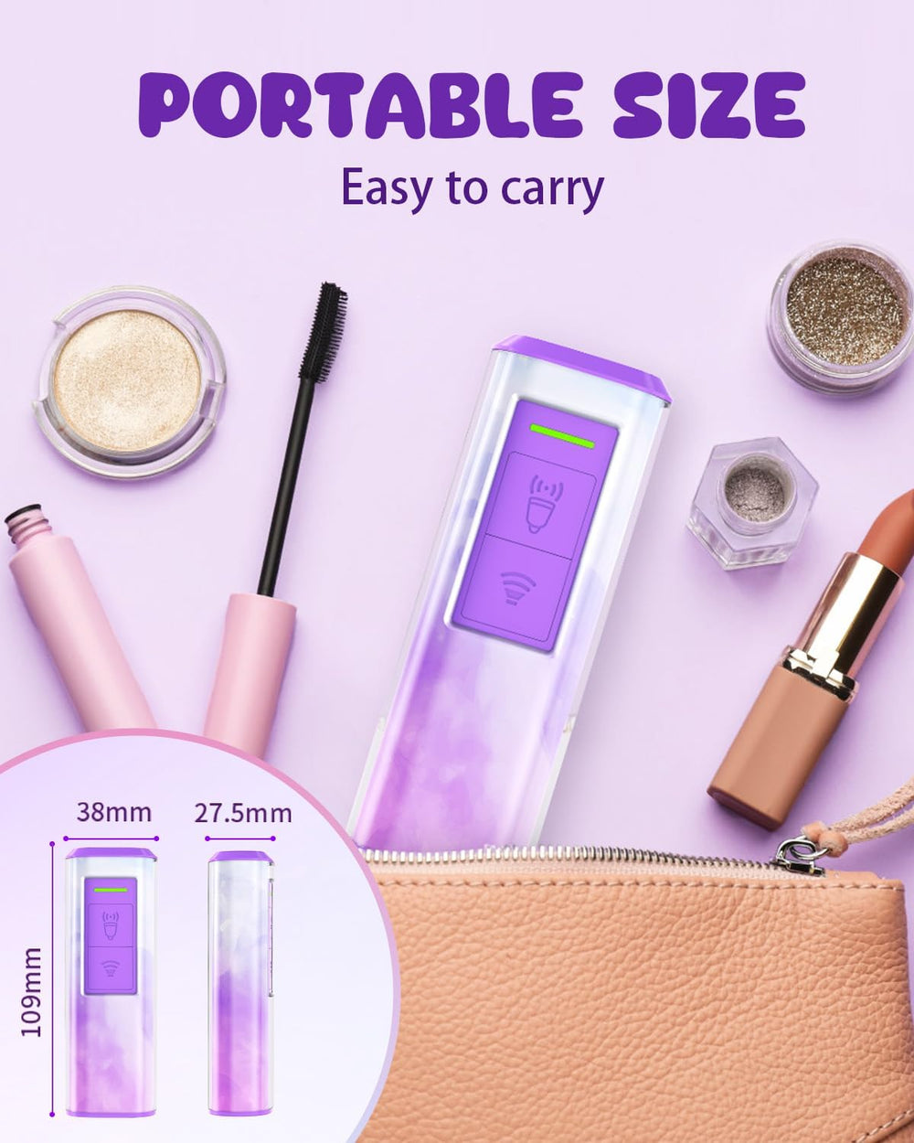 Nasebila dog bark deterrent lightweight lavender design suits on-the-go use.