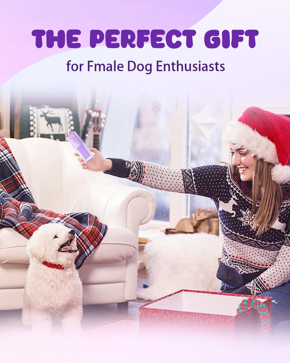 Nasebila dog bark deterrent designed for women, clip-ready on purses and leashes.