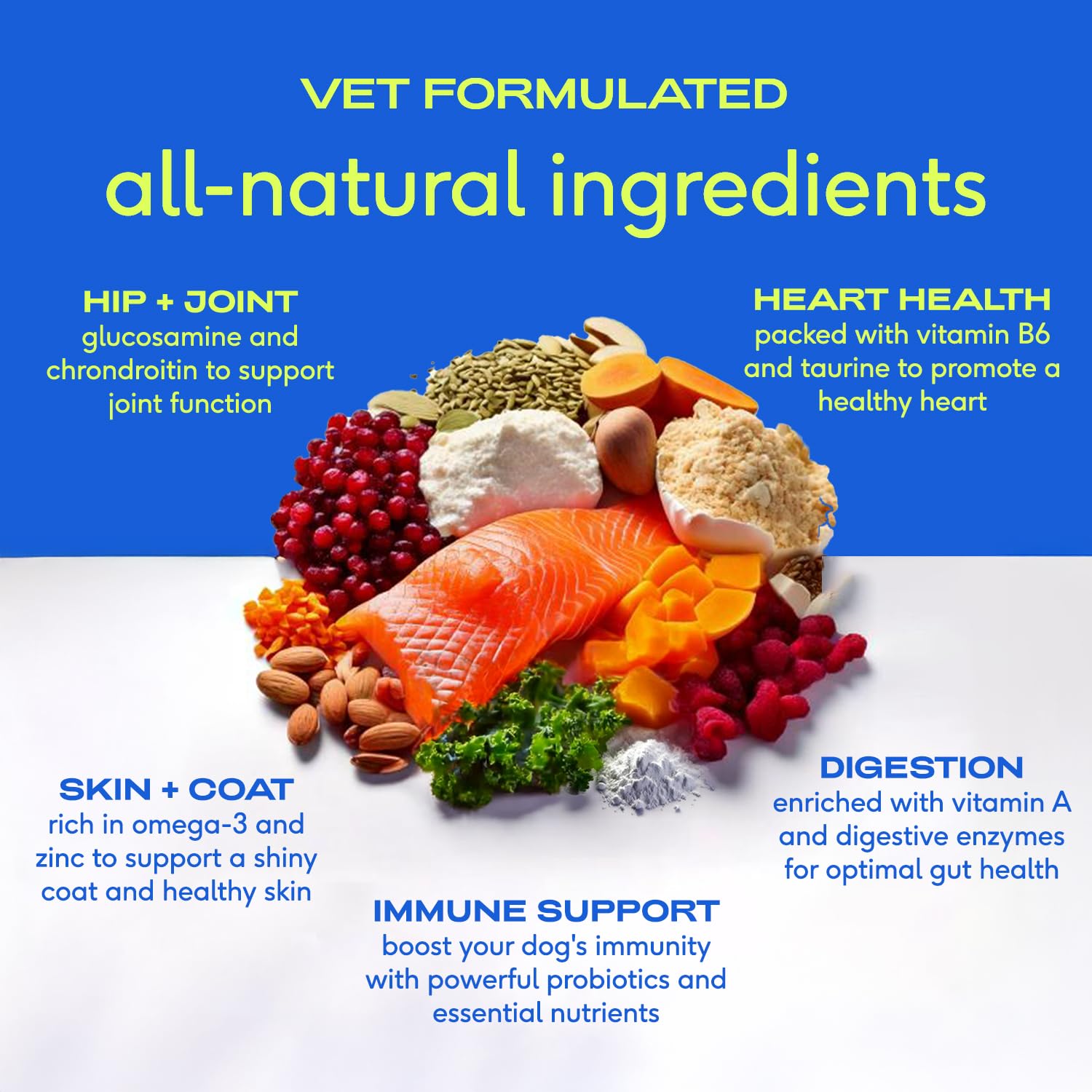Native Pet vitamins scoop measures precise daily dosing for dogs.