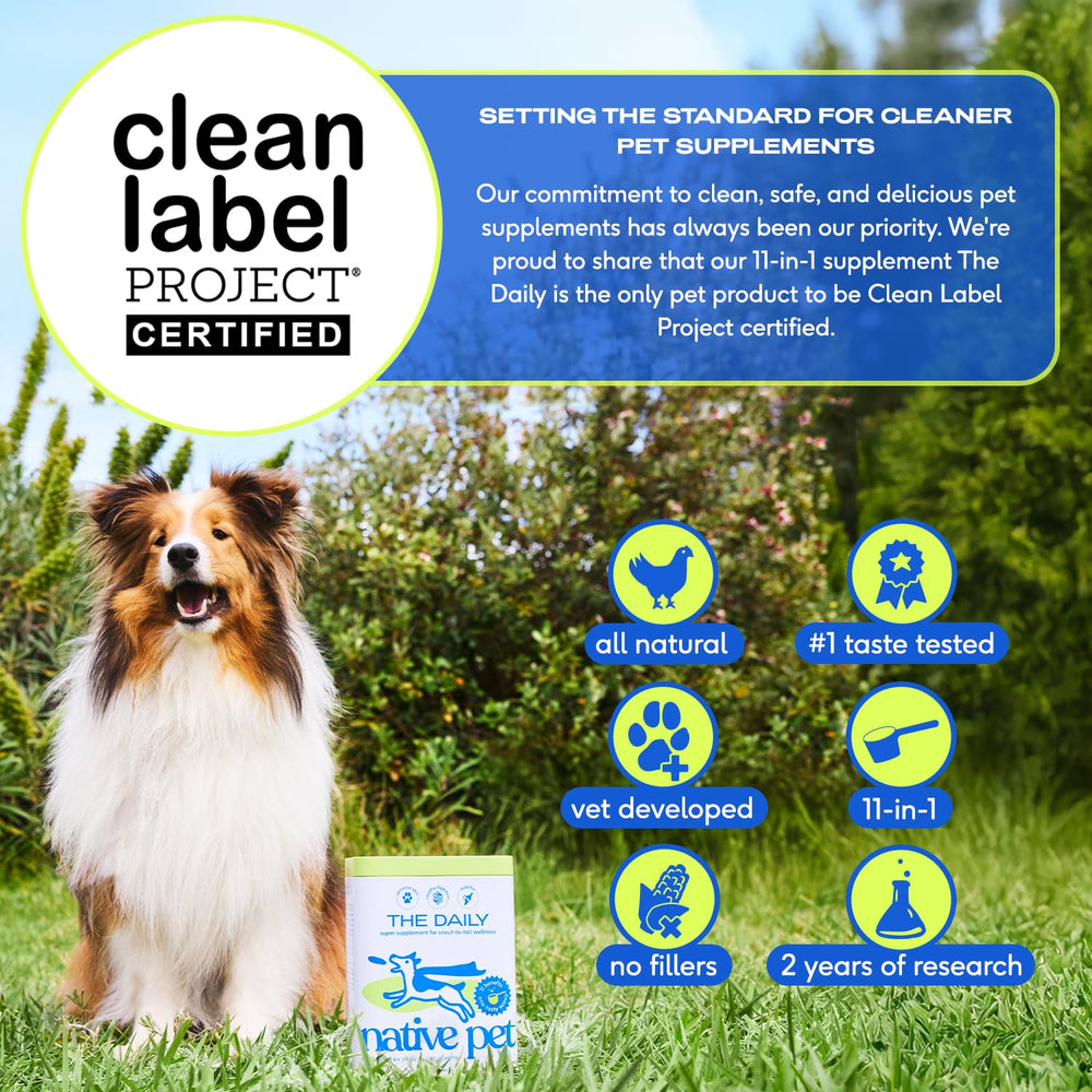 Native Pet goat milk ingredient highlighted for natural nutrition.