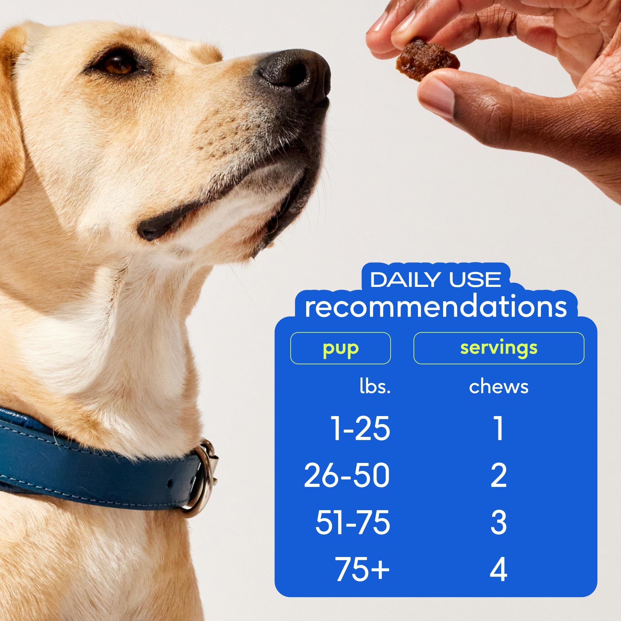Native Pet Omega Skin chews ingredients panel shows omega-3 and probiotics