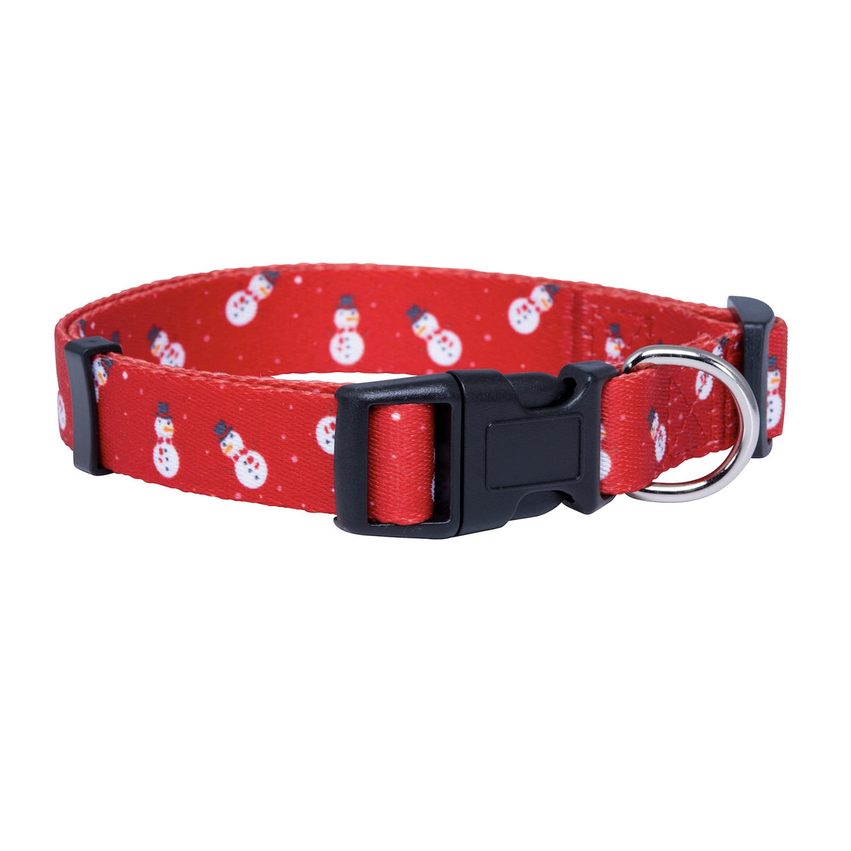 Native Pup Christmas dog collar snowman pattern for festive walks