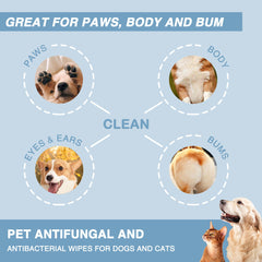 Natouch wipes cat-use-paw-underbelly – gentle cleansing for sensitive areas.