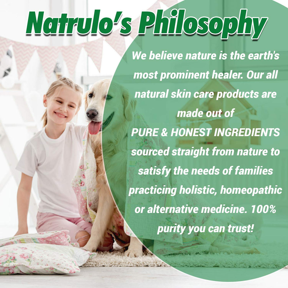 Natrulo pet with clean ear shows comfortable, relaxed expression after use
