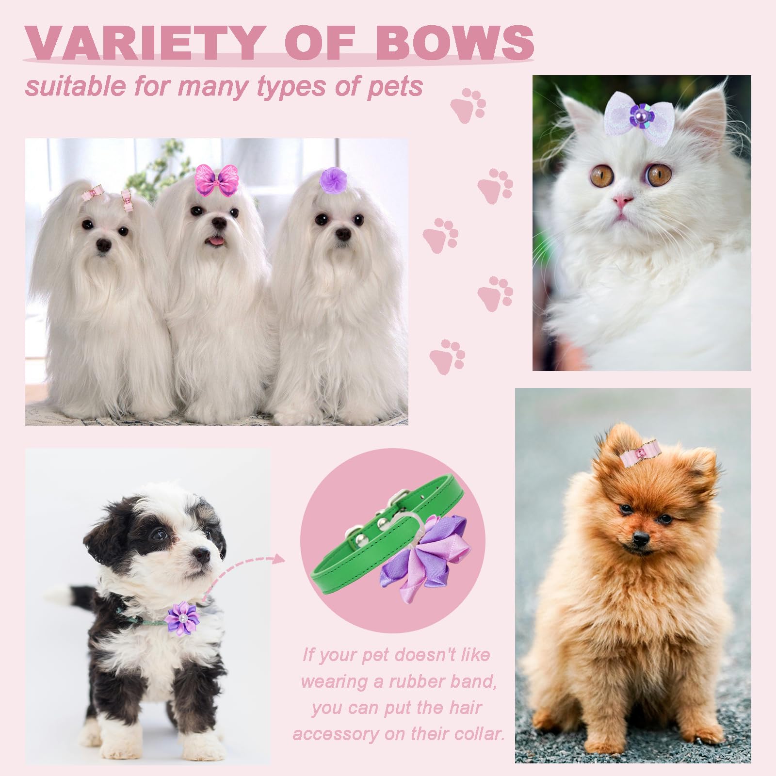 Naturahand dog hair bows classic bow for everyday charm