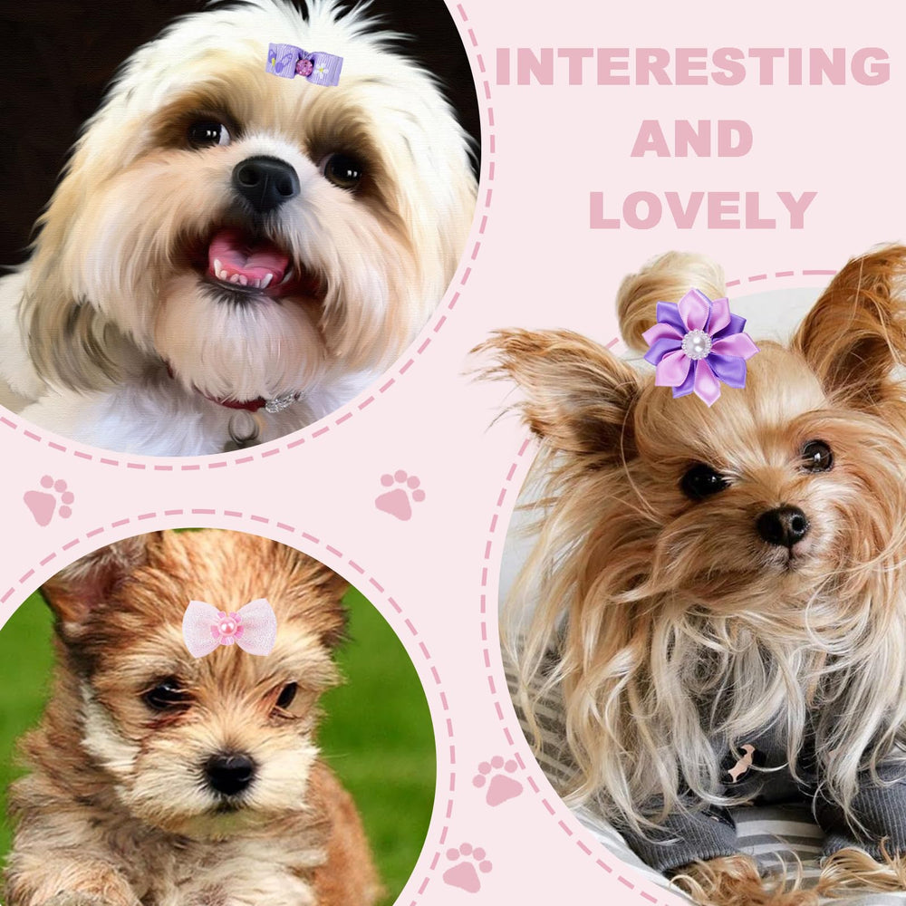Naturahand dog hair bows diverse styles for easy mix-and-match outfits