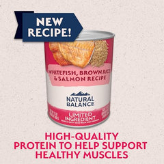 Natural Balance brown-rice-digestive-fiber image underscores fiber for healthy digestion