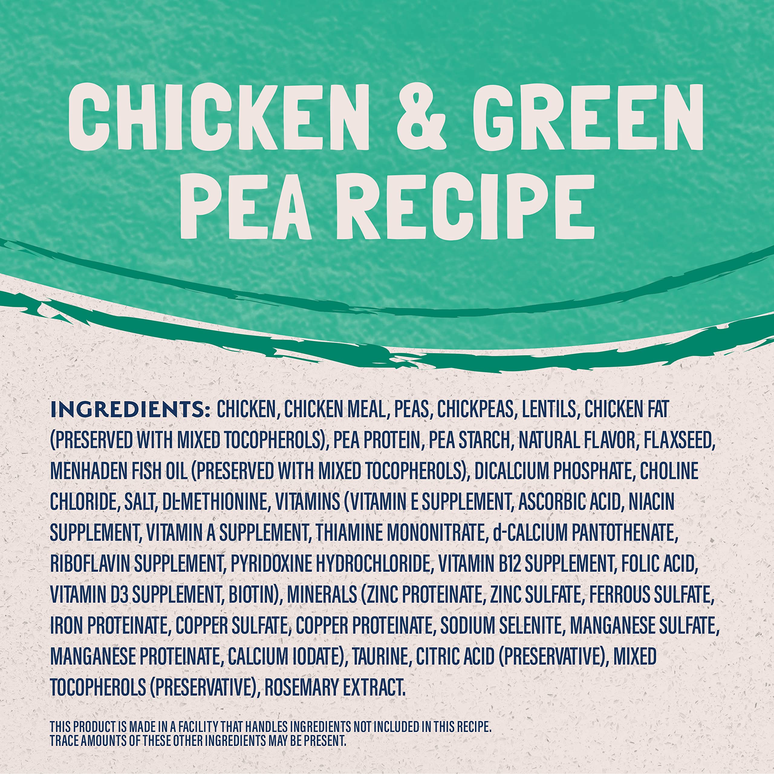 Natural Balance cat food single protein chicken label emphasizes simple ingredients