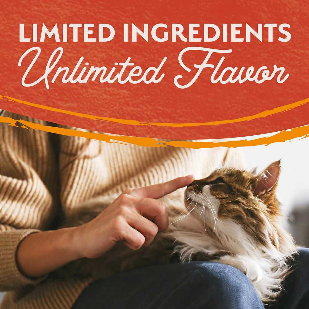 Natural Balance ingredients-list label highlights a single protein and clean ingredients.