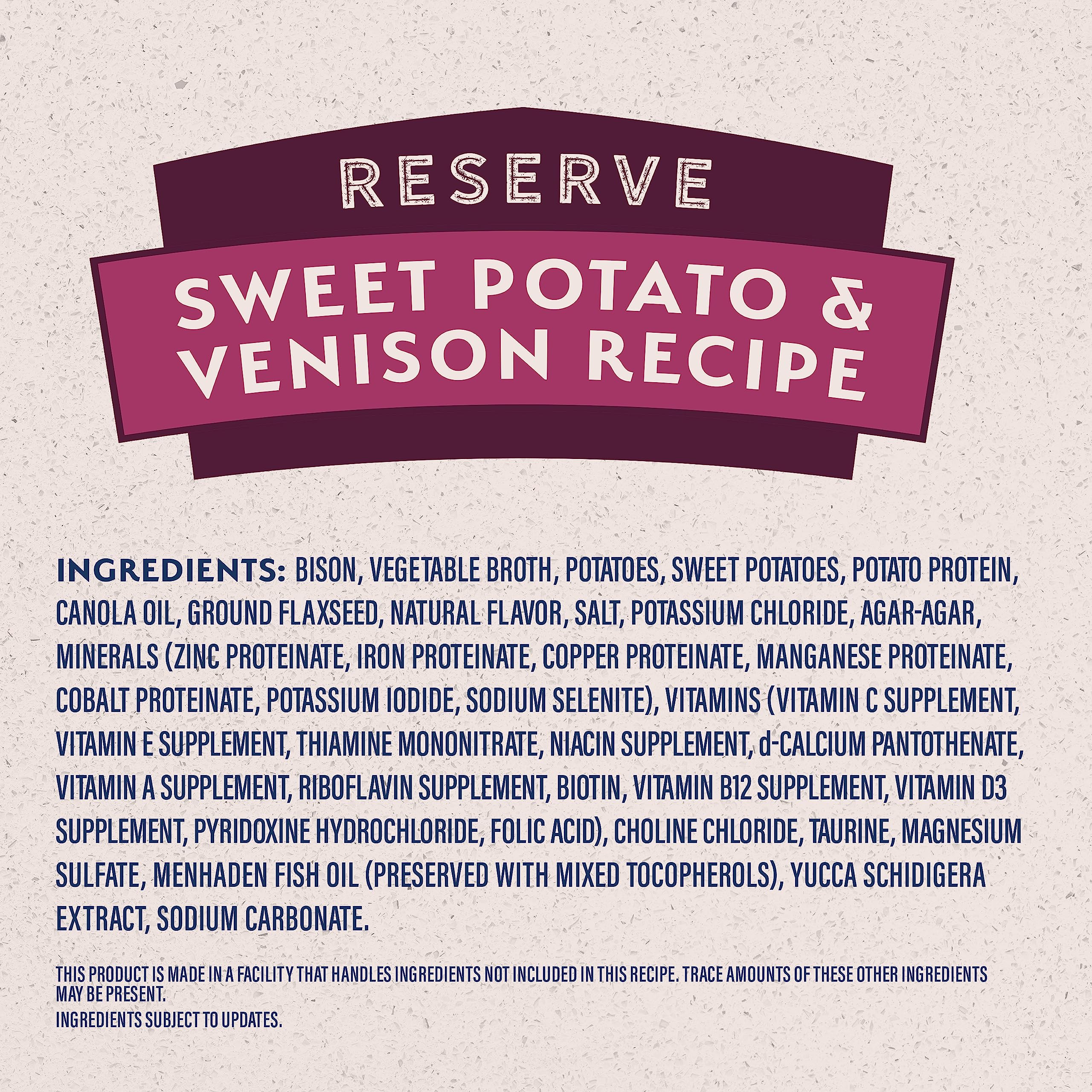Natural Balance sweet potato sources emphasize grain-free digestion-friendly fiber.