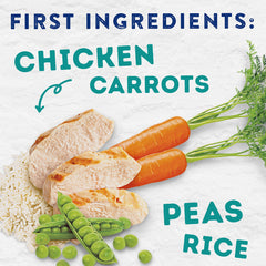 Natural Balance Platefulls Homestyle 12-pack pouchs ready for convenient feeding.