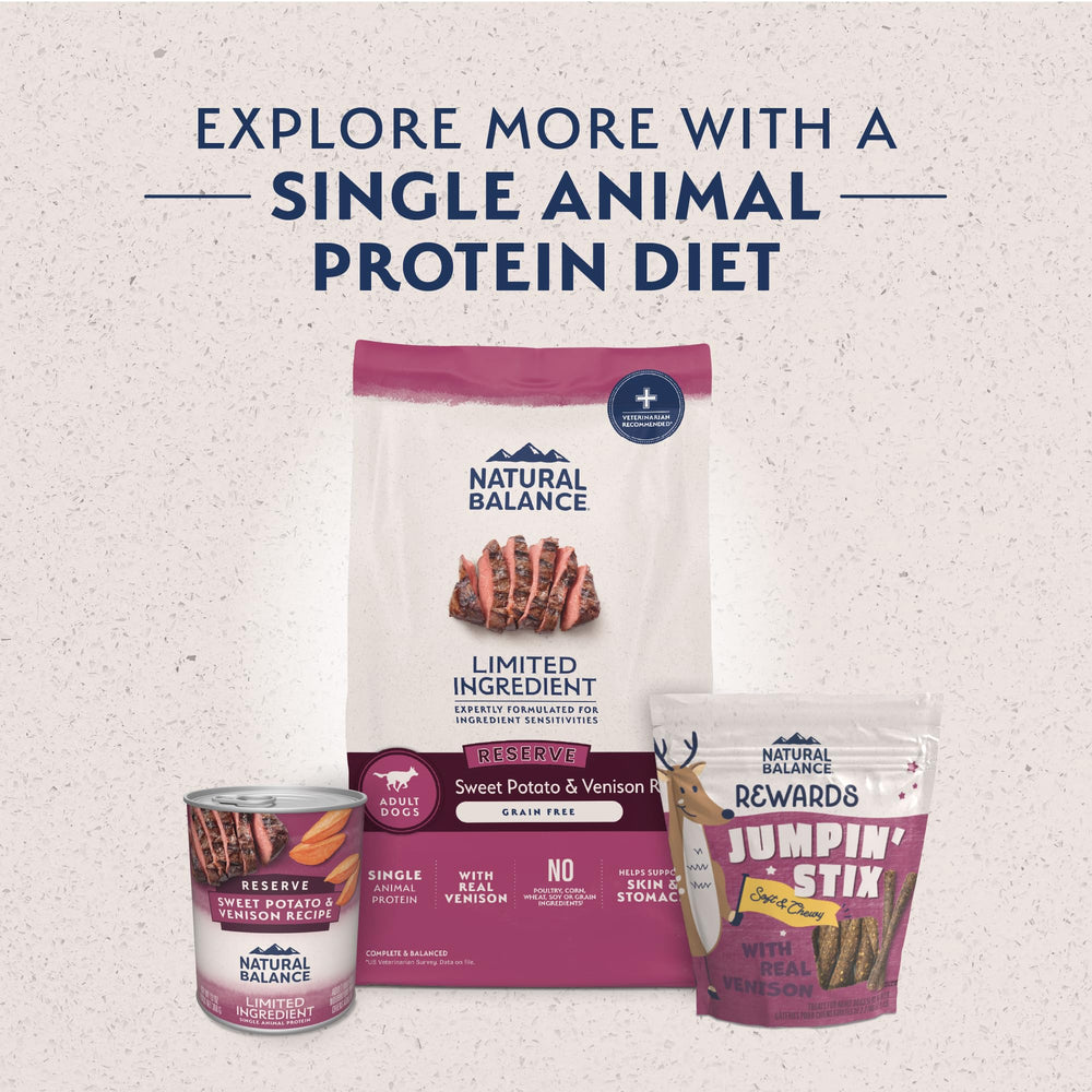 Natural Balance Reserve safety testing badge reinforces feed-with-confidence program