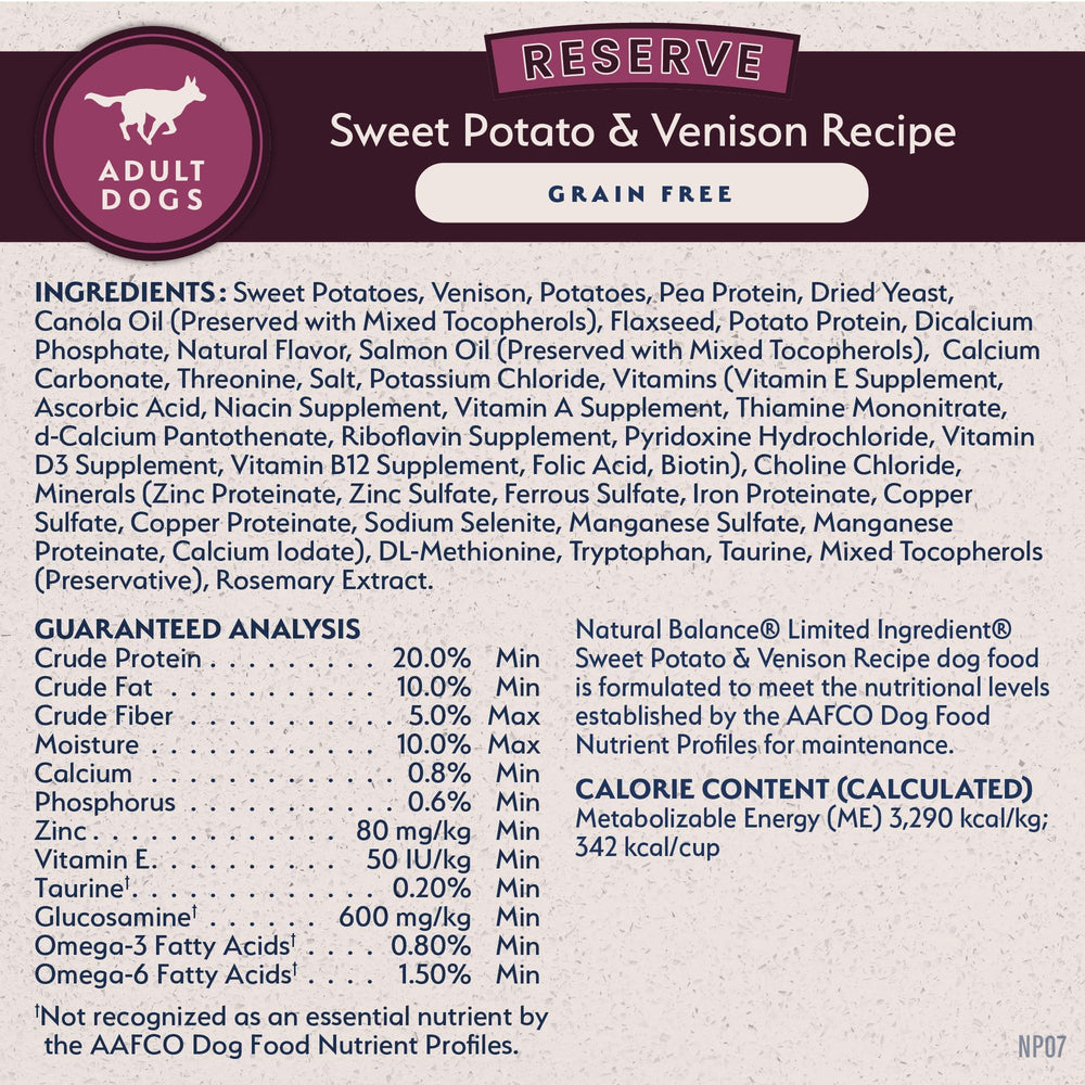 Natural Balance Reserve serving idea image showing easy daily meals
