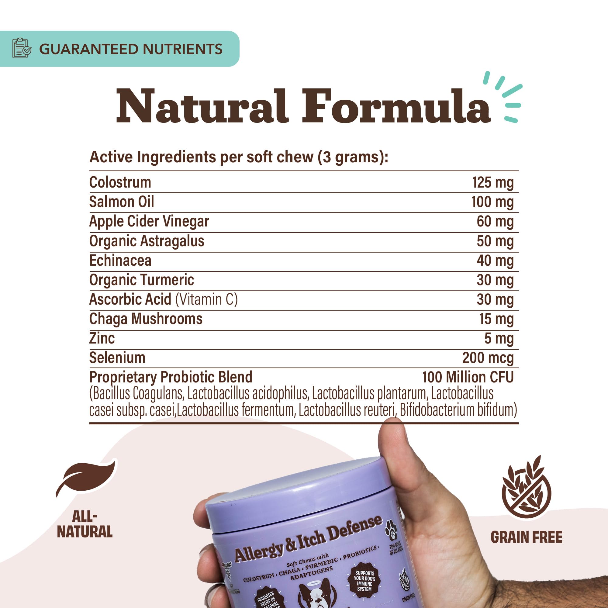 Natural Dog Company dog-gut-health-probiotics underscores balanced digestion