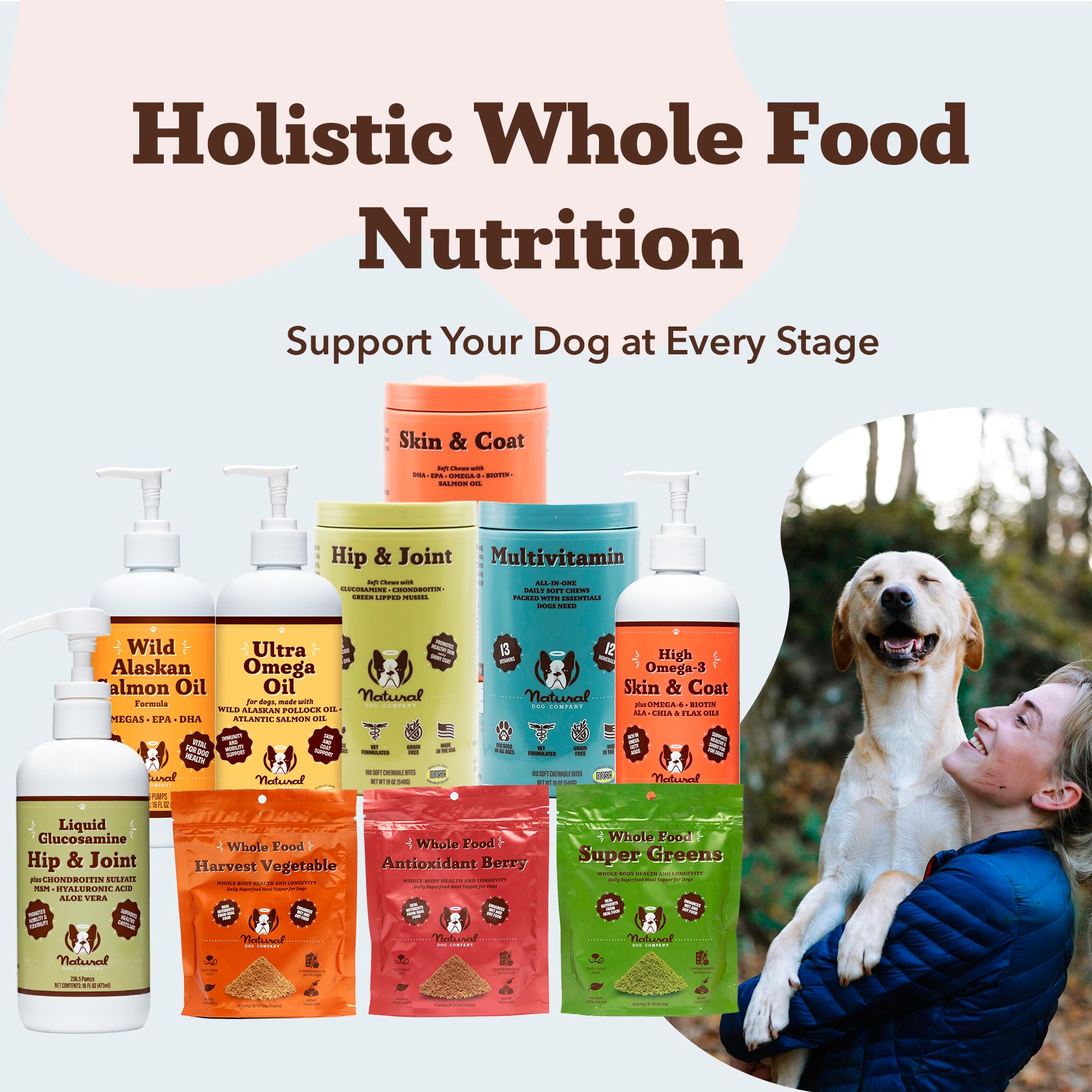 Natural Dog Company product with safety testing seal represents trusted quality.