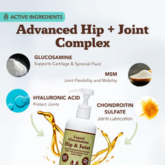 Natural Dog Company Liquid Glucosamine dropper application makes dosing easy and precise.