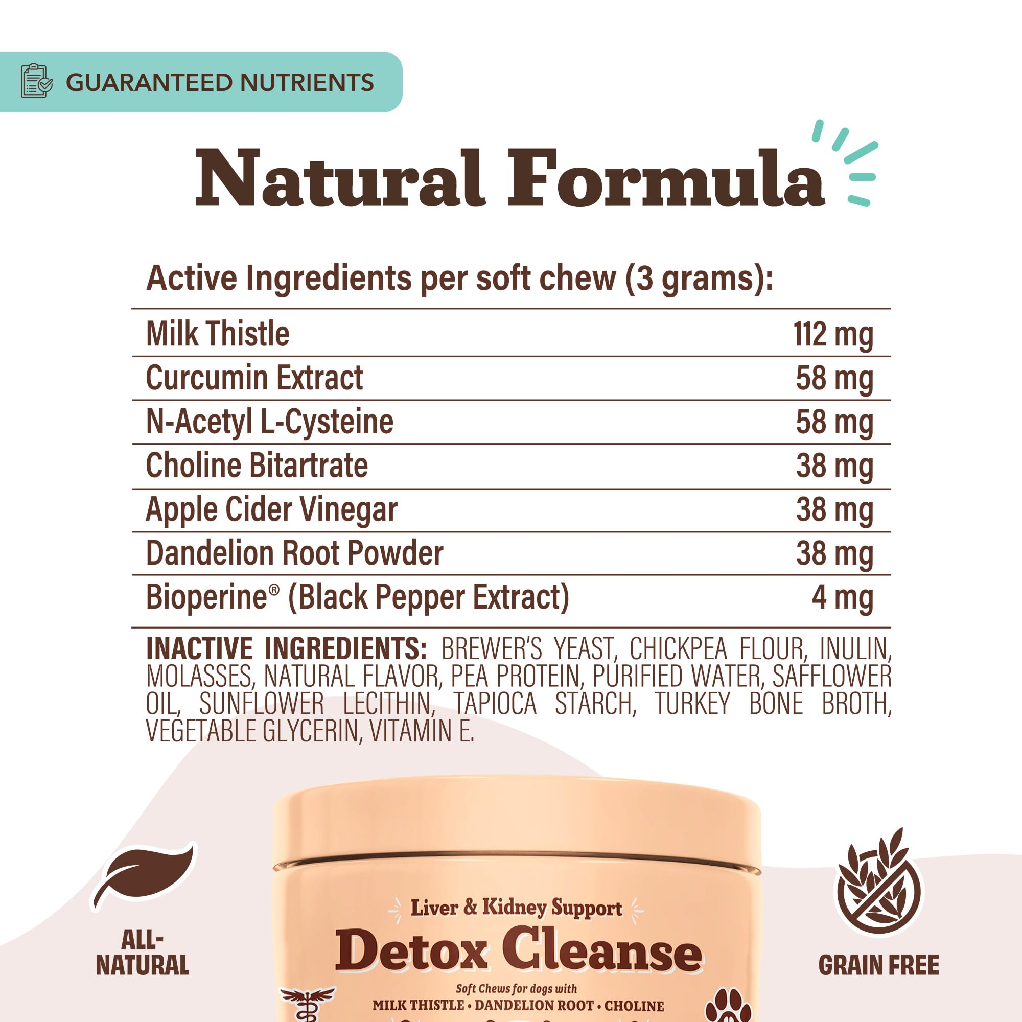 Natural Dog Company liver-kidney soft-chews closeup showing chewy texture