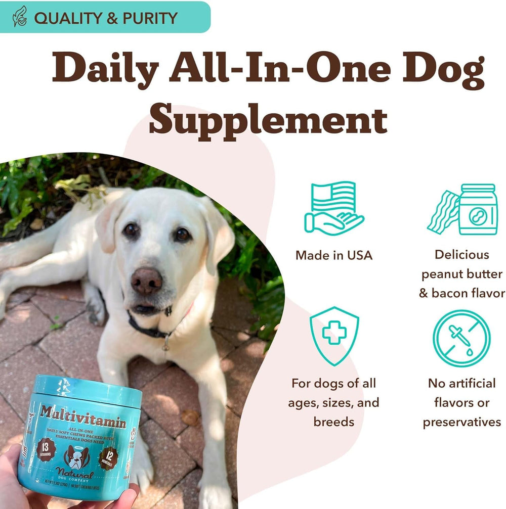 Natural Dog Company NASC-certified facility label on packaging close-up.