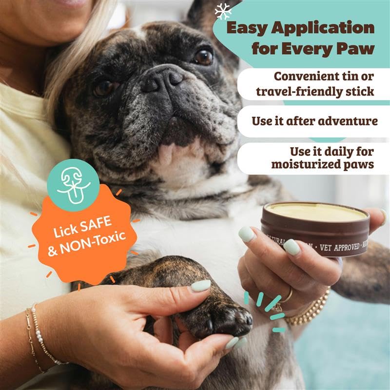 Natural Dog Company Paw Soother ingredients: coconut and hempseed oil nourish paws