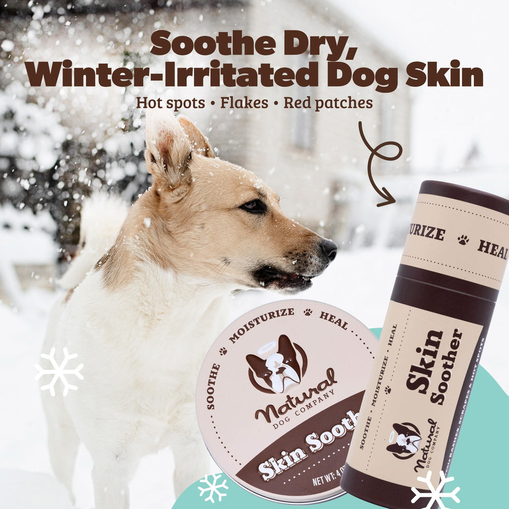 Made in USA seal on Natural Dog Company Skin Soother Balm packaging