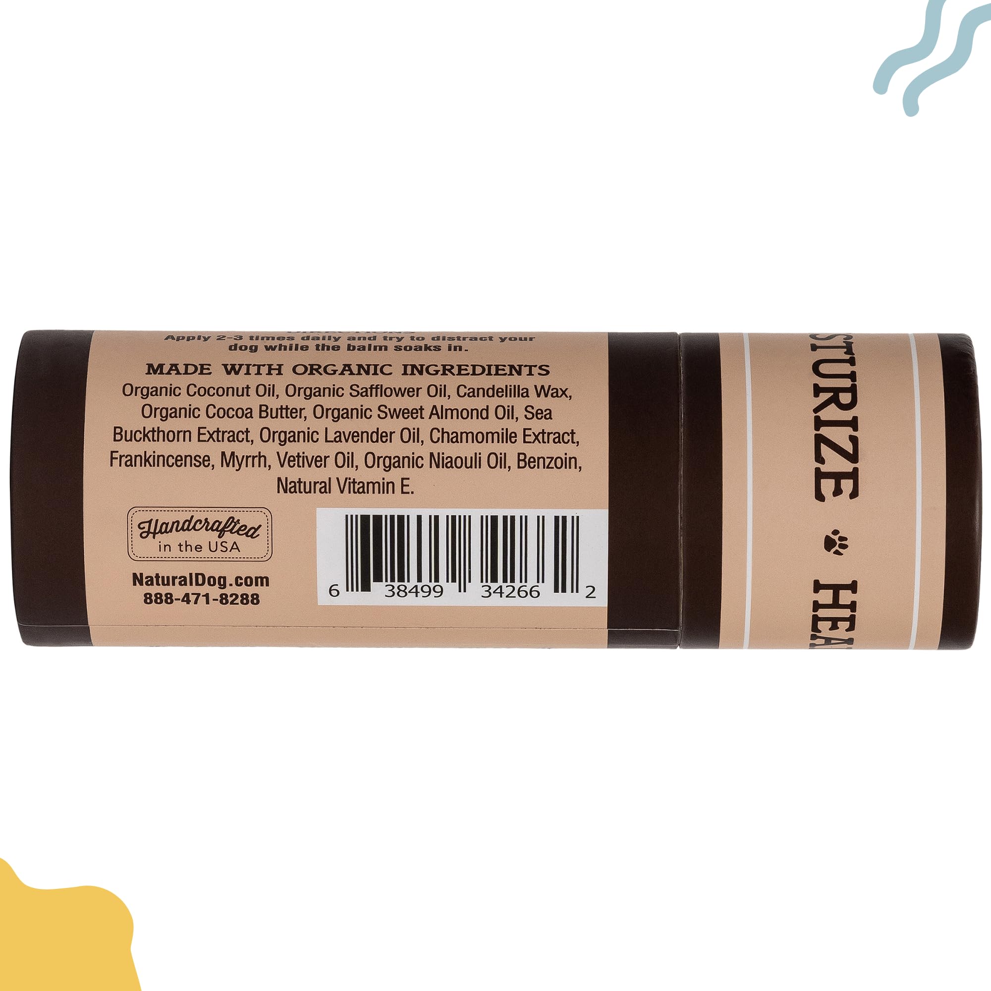 Natural Dog Company Skin Soother travel-friendly stick fits in bags for on-the-go care.