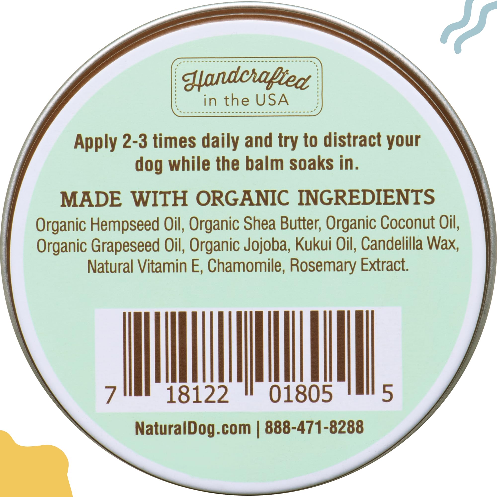 Natural Dog Company Snout Soother travel packaging provides quick touch-ups on outings.