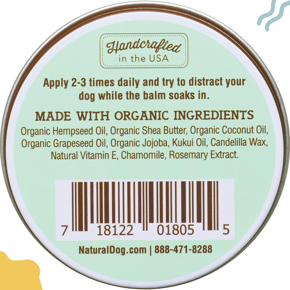 Natural Dog Company Snout Soother travel packaging provides quick touch-ups on outings.