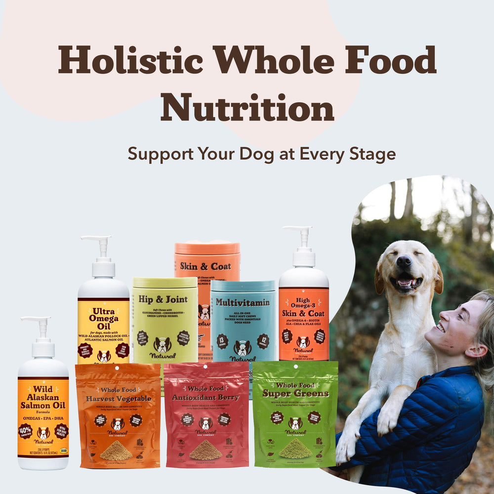 Natural Dog Company Orivo-certified and FDA-manufactured salmon oil for trusted quality