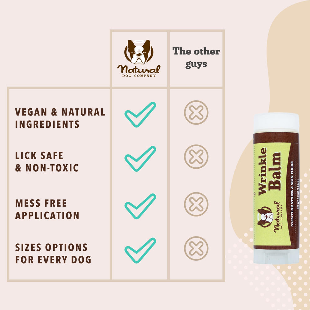 Natural Dog Company wrinkle balm-skin comfort with hempseed oil for sensitive folds