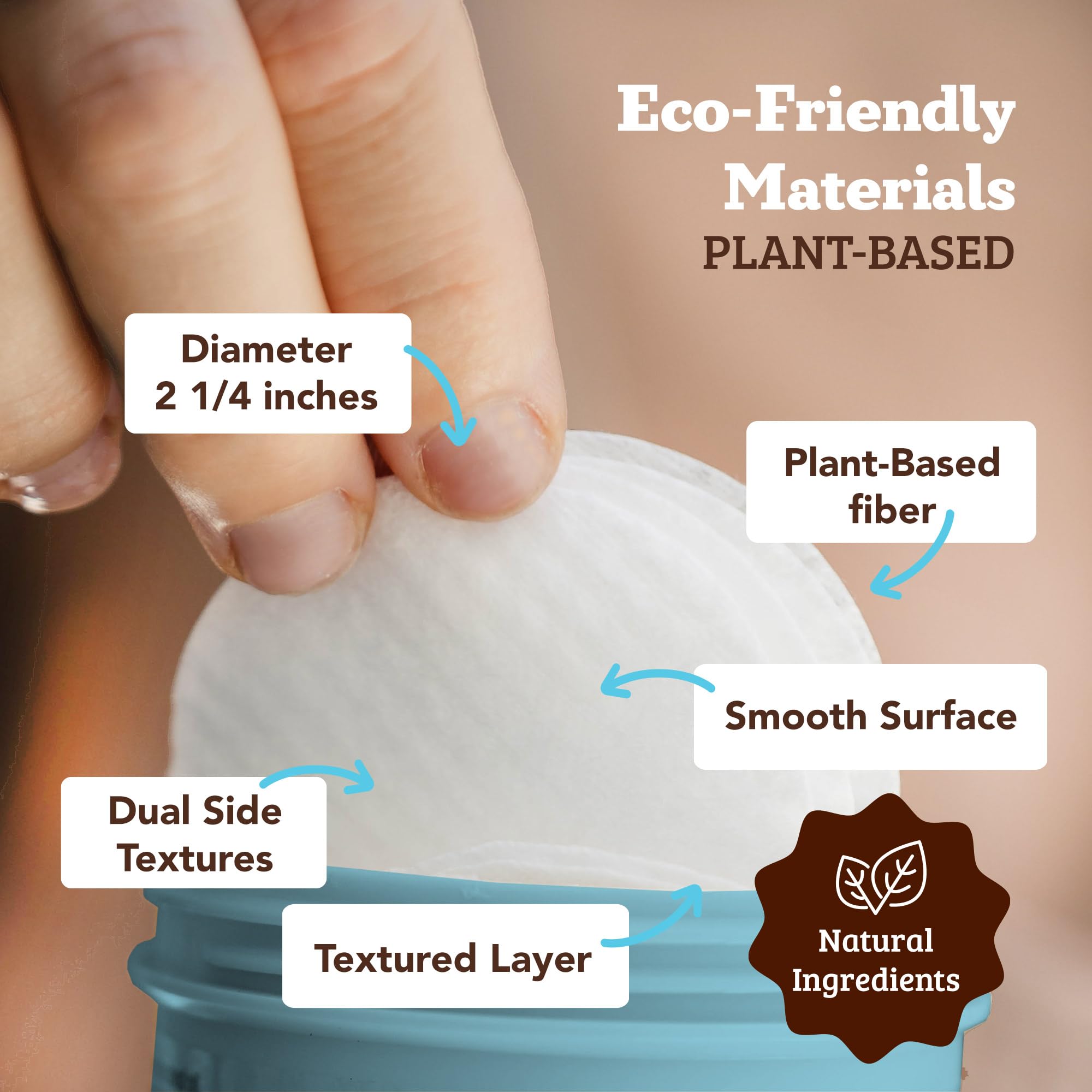Natural Dog Eye Wipes lick-safe formulation for worry-free daily care