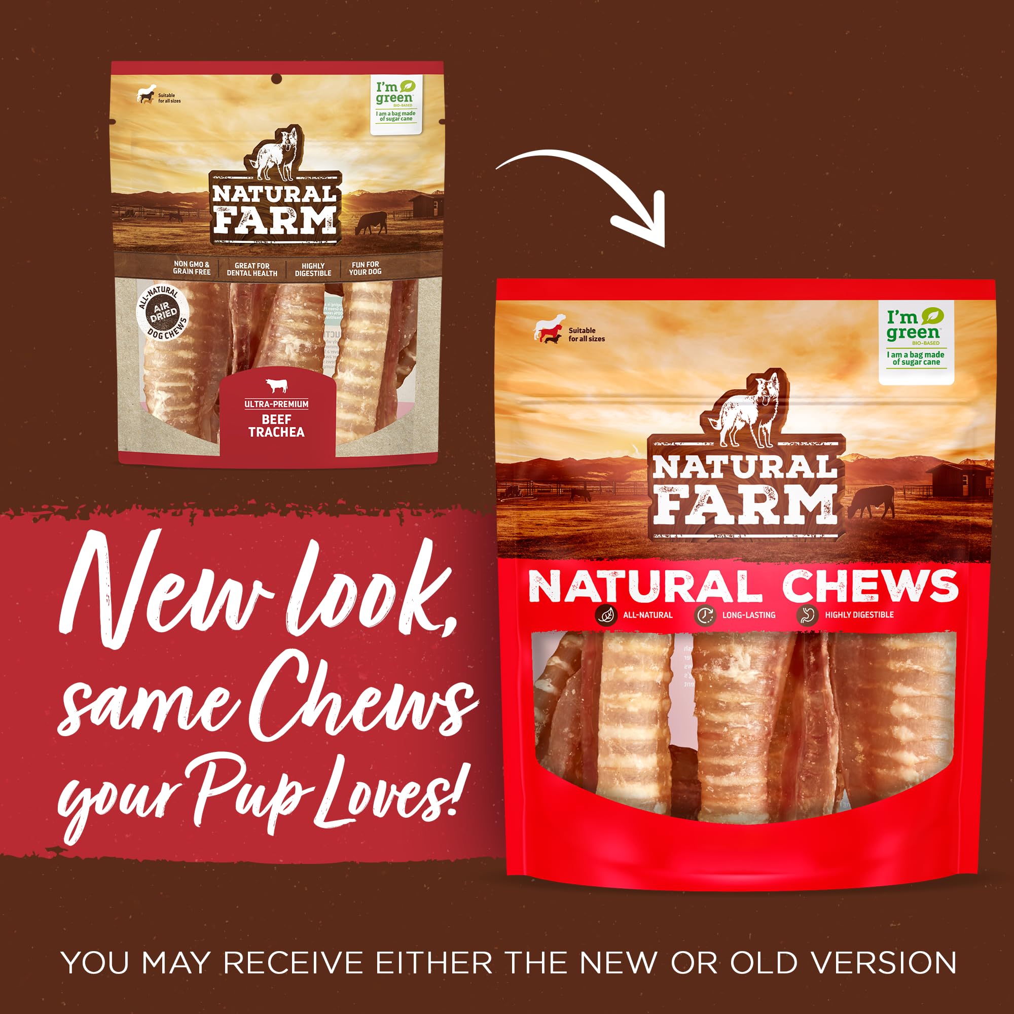 Natural Farm Beef Trachea crunchy texture closeup — satisfying chew experience.