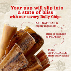 Natural Farm Bully Chips long-lasting chews ideal for training and focus