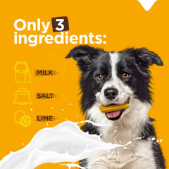 Natural Farm Himalayan Yak Chews multipack image highlights value for families with multiple dogs.
