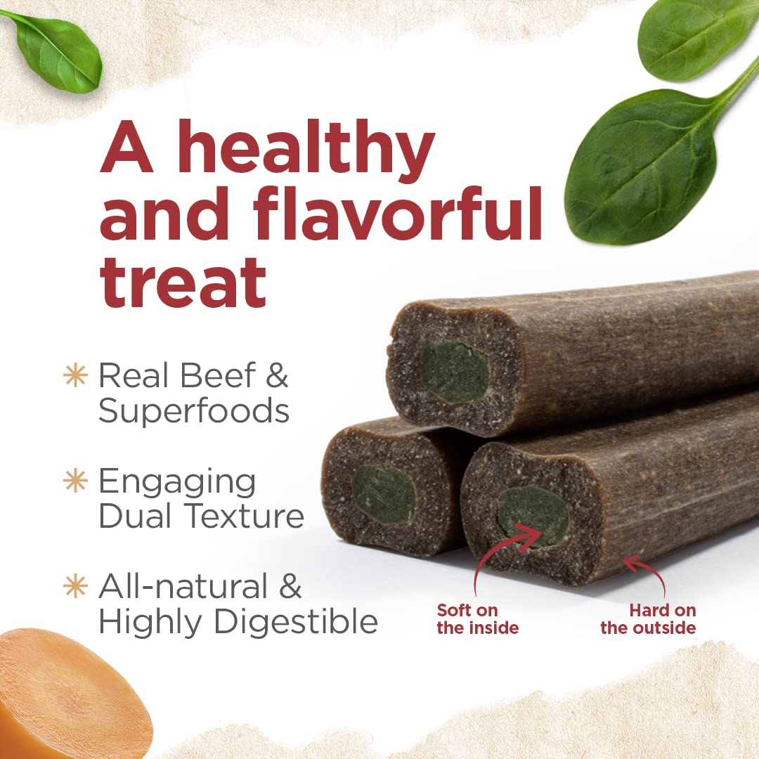 Natural Farm Natbones beef-protein chew promotes protein intake while satisfying craving.