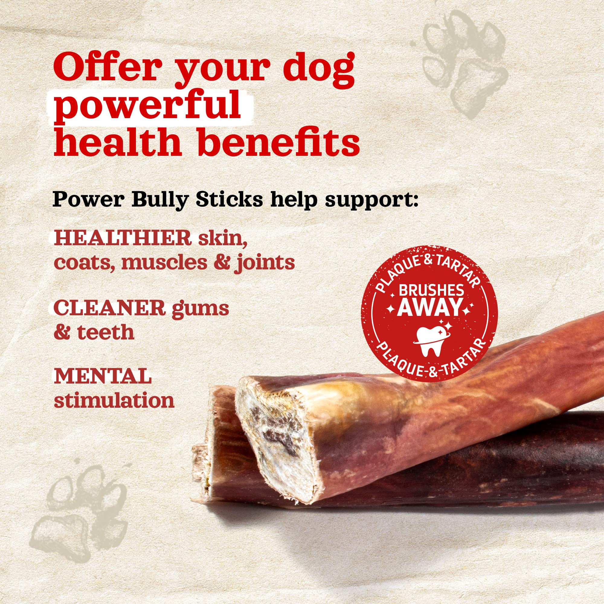 Natural Farm Power Chews dual-texture detail—beef cheek wrapped in beef pizzle