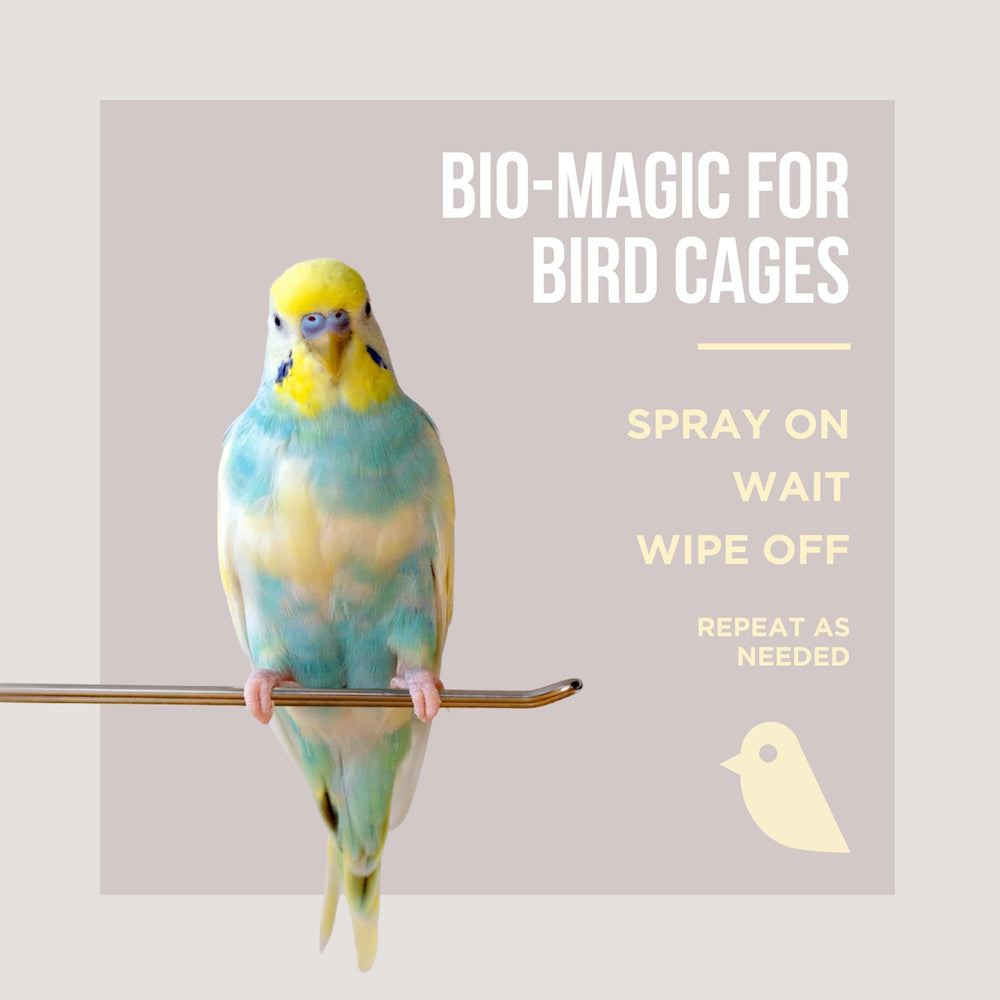 Natural Rapport Bird Cage Cleaner USA-made label emphasizing domestic production
