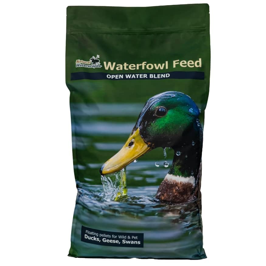 Natural Waterscapes Waterfowl Feed 20 lb bag ready for park feeding.
