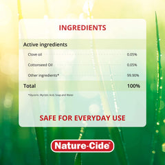 Nature-Cide Flea & Tick on a dog's coat for quick treatment application.