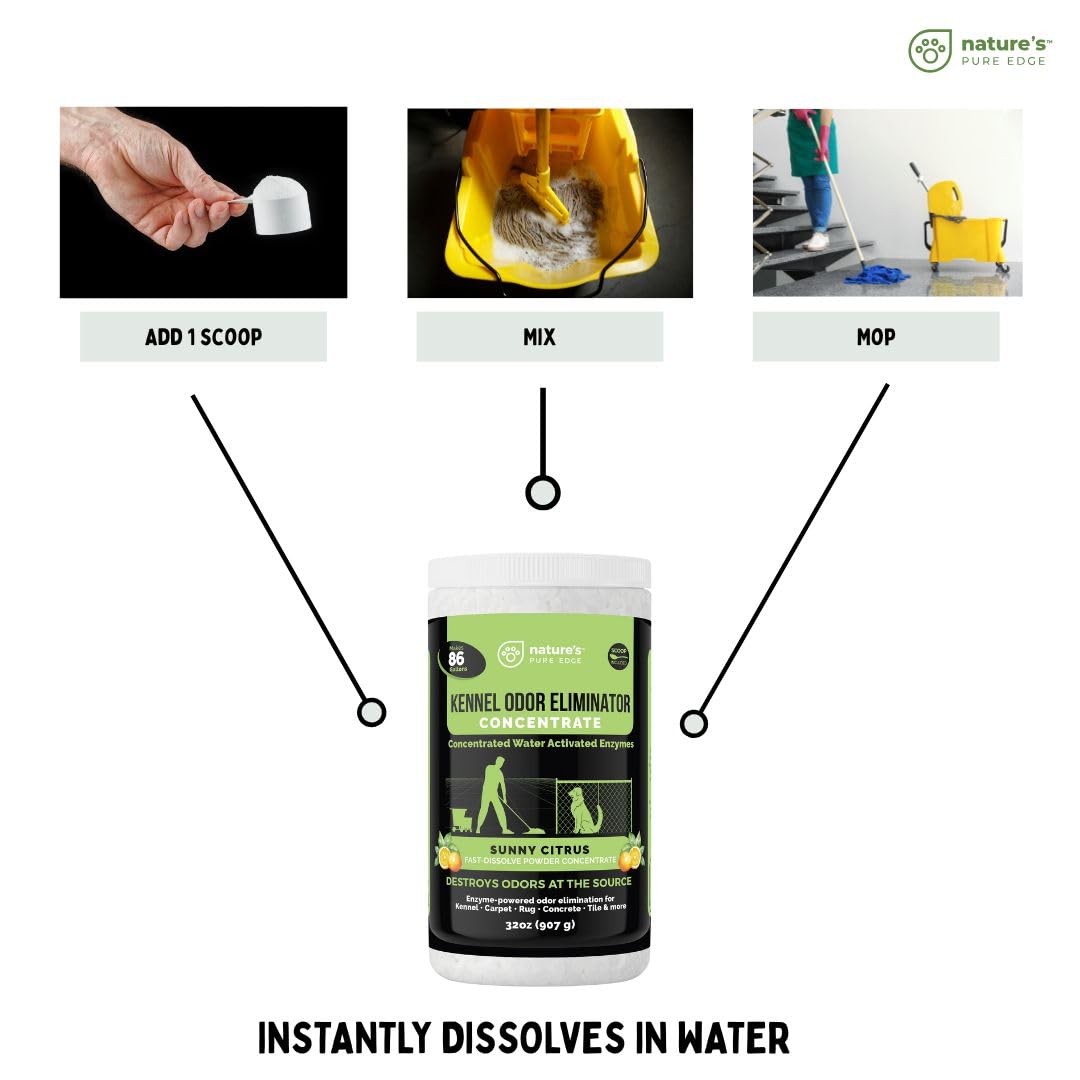 Nature's Pure Edge 86-gallon mop-ready solution for large-area odor control