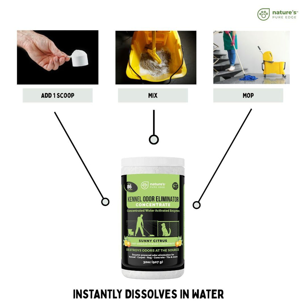 Nature's Pure Edge 86-gallon mop-ready solution for large-area odor control
