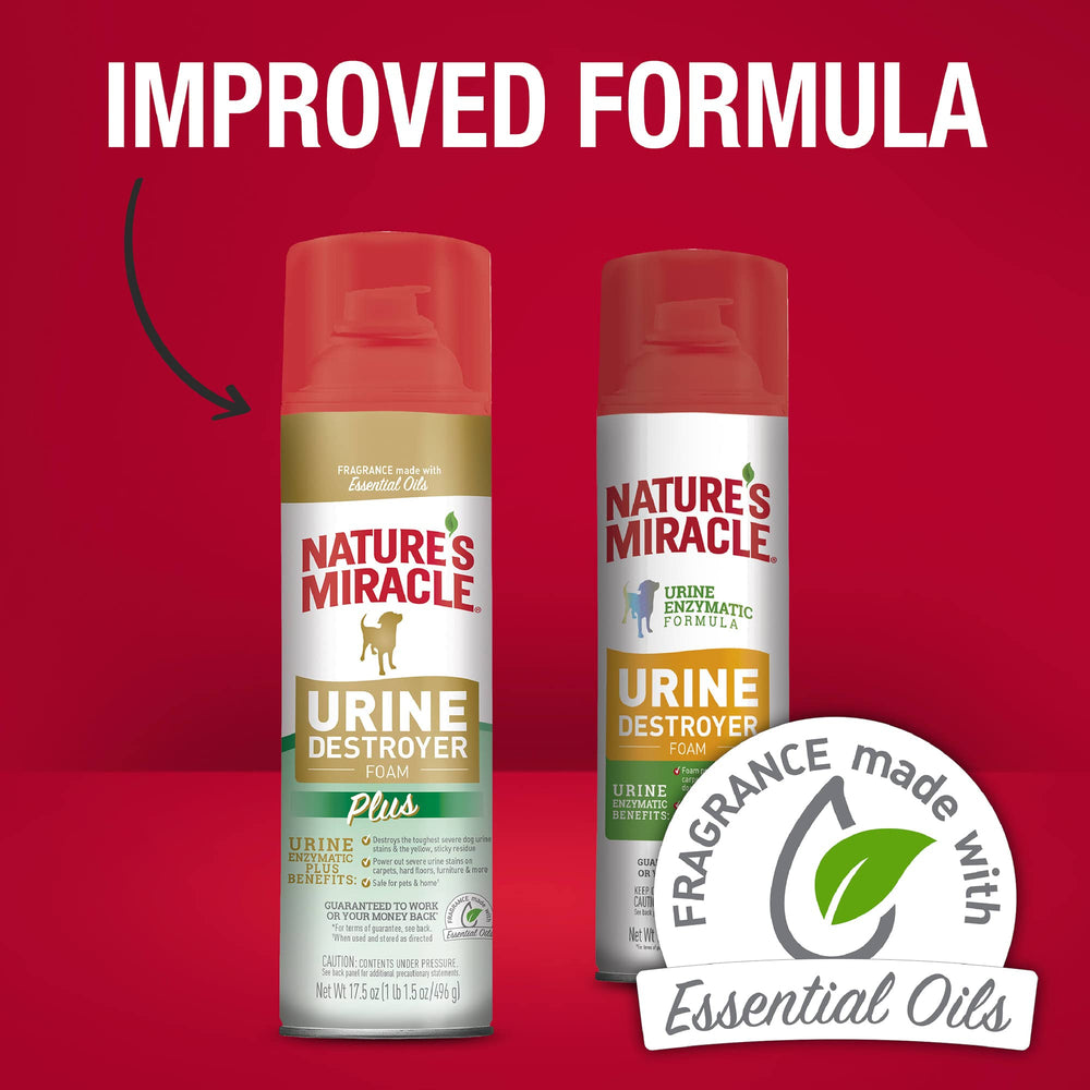 Nature's Miracle Urine Destroyer Plus with essential-oil fragrance for odor control
